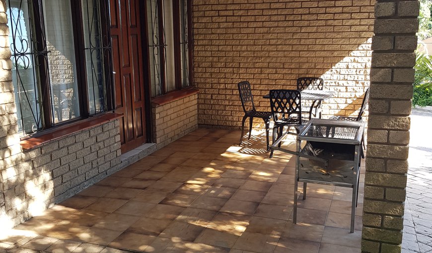 The unit features a patio with a braai facility