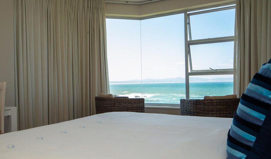 Bayview Apartment 208: Main bedroom with double bed & sea view