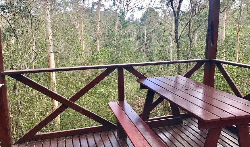 Coucal Cabin: Each cabin's deck faces its own view through the trees.