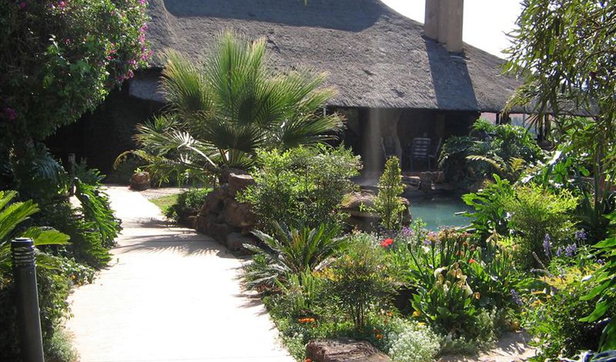 Walkway to swimming pool 