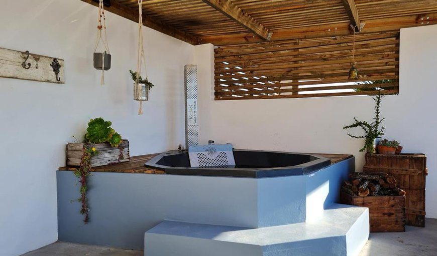 Patio with a Wood Fired Hot Tub in Langebaan, Western Cape, South Africa