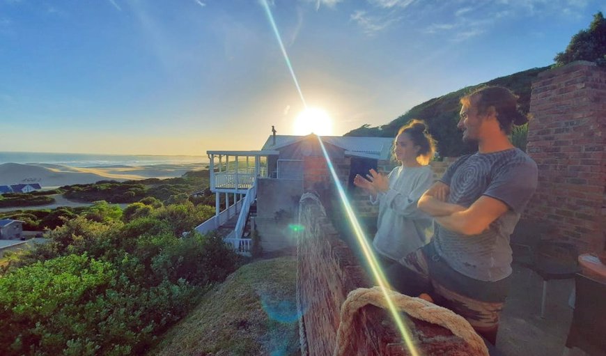 The perfect spot for sundowners, overlooking the bay