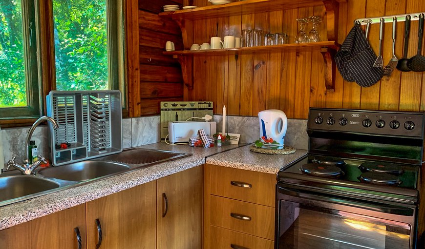 Self Catering 4 Sleeper: Cabin Kitchen