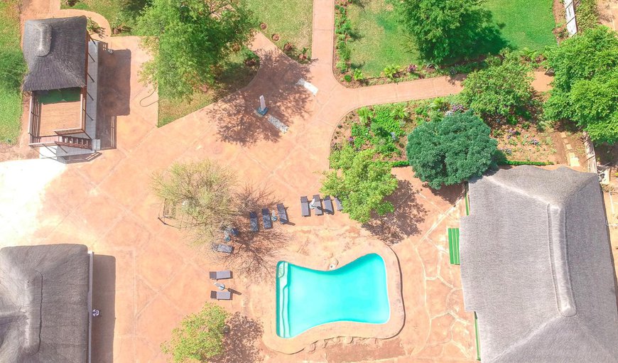 Aerial view of resort