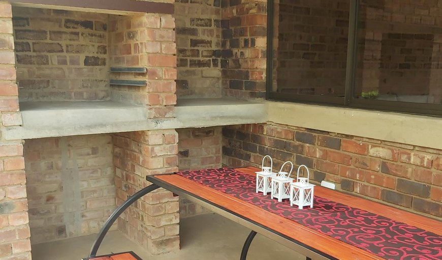 Patio and braai area