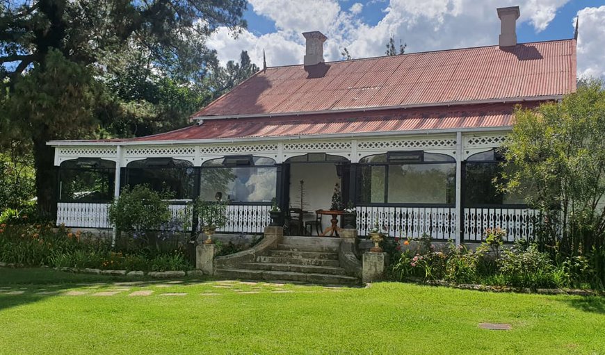 Front of Victoria House in Ficksburg, Free State Province, South Africa