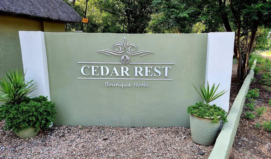 Welcome to Cedar Rest Boutique Hotel in Chartwell, Gauteng, South Africa