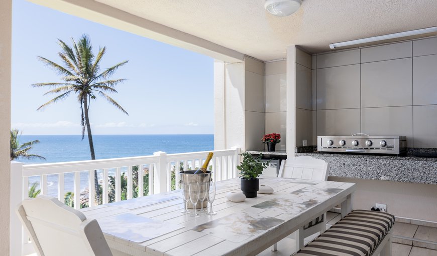 Spacious balcony with lovely sea-views