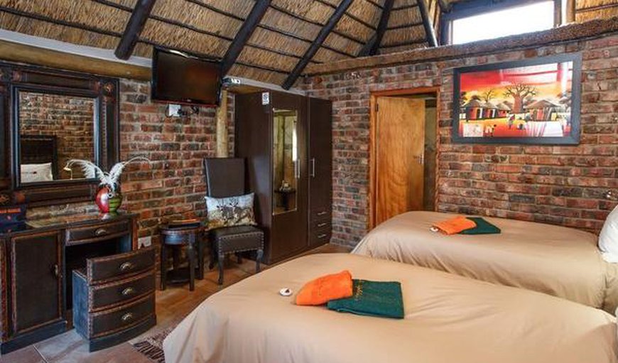 Twin Bed Thatched Chalets: Twin Bed Thatched Chalets
