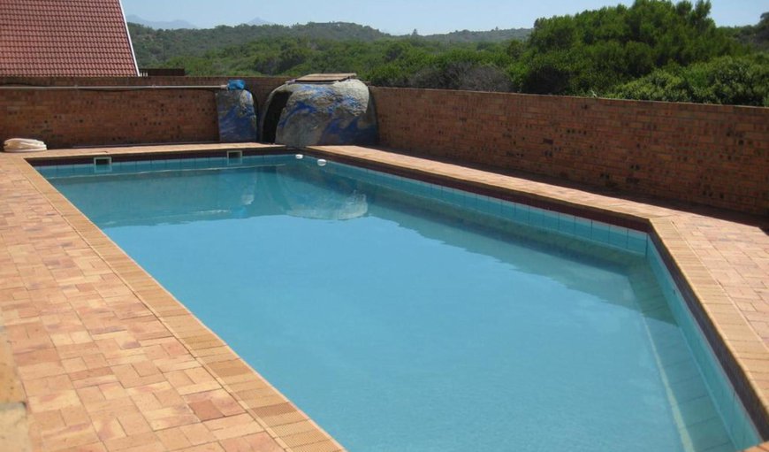 Swimming pool in Kleinkrantz, Wilderness, Western Cape, South Africa