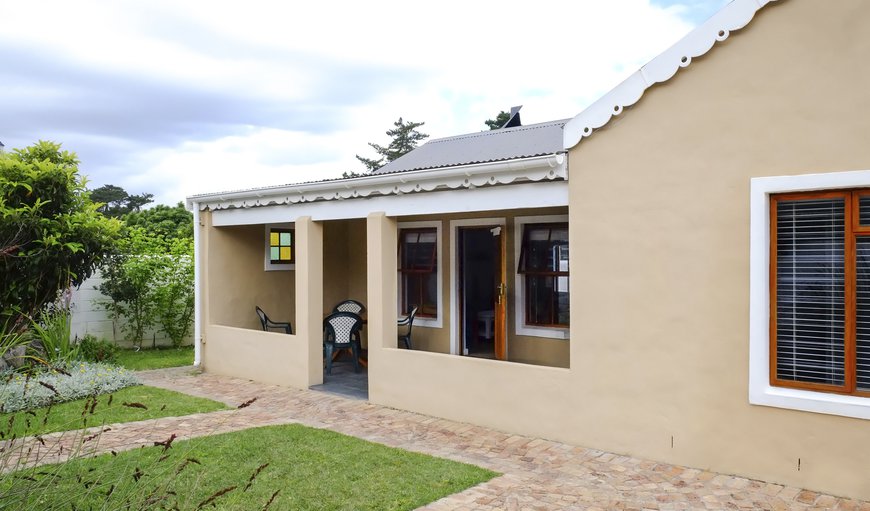 The front entrance has its own patio and garden in Onrus, Hermanus, Western Cape, South Africa
