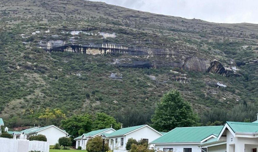 Street view in Clarens, Free State Province, South Africa