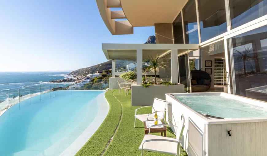 Pool view in Llandudno, Cape Town, Western Cape, South Africa