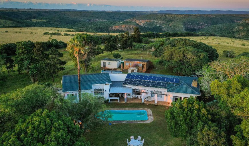 Bird's eye view in Grahamstown, Eastern Cape, South Africa
