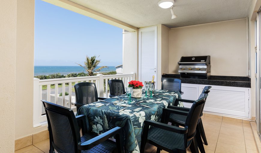 Spacious Balcony with stunning sea-views
