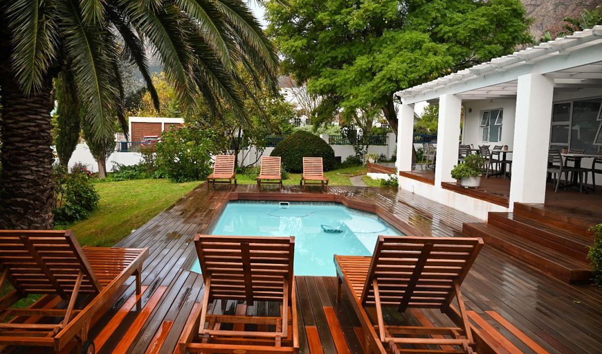 Swimming pool in Franschhoek, Western Cape, South Africa
