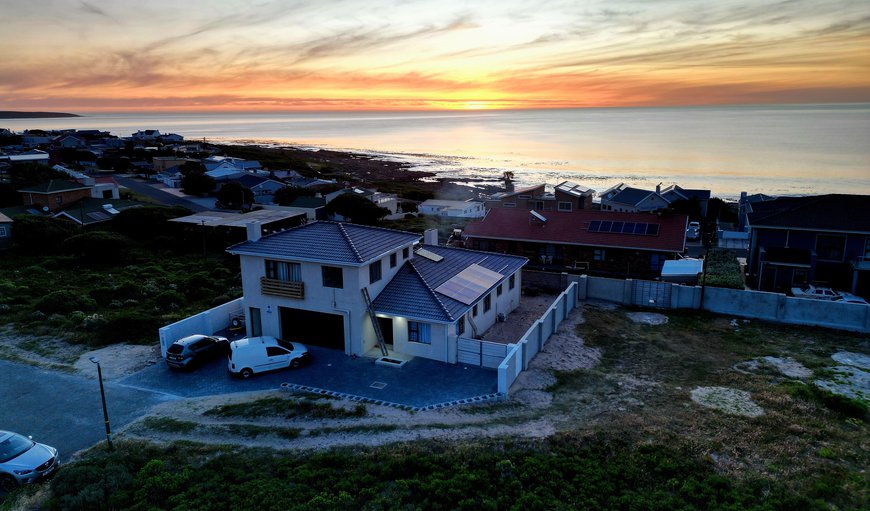 Aerial view in Perlemoen Bay, Gansbaai, Western Cape, South Africa