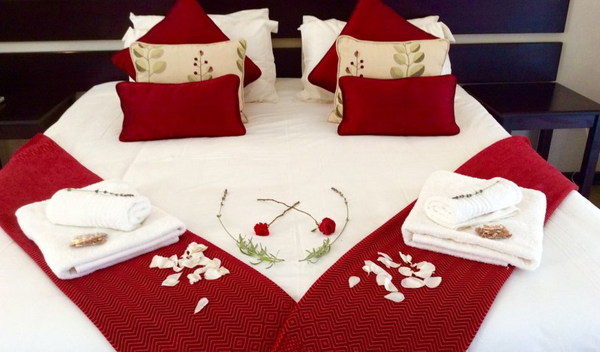 Pine Suite: The Love Room - This spacious open plan room offers a king size bed or two single beds with a corner bath.