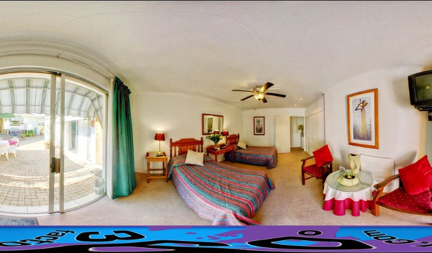 Room 2 (Dolphin): Suite with private access furnished with two 3/4 beds opens onto a beautiful tranquil patio garden. Room 2 (Dolphin): Suite with private access furnished with two 3/4 beds opens onto a beautiful tranquil patio garden.