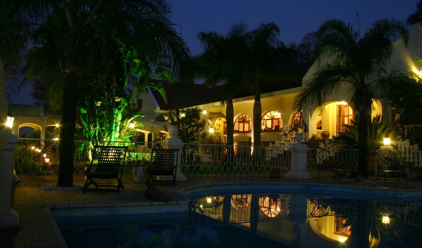 Night view of the Restaurant in Akasia, Pretoria (Tshwane), Gauteng, South Africa