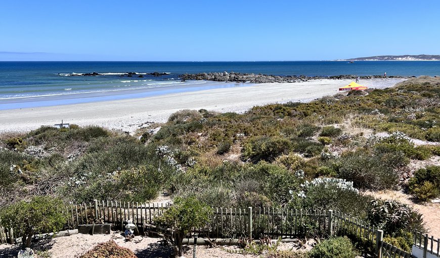 The view from the balcony. in Paternoster, Western Cape, South Africa