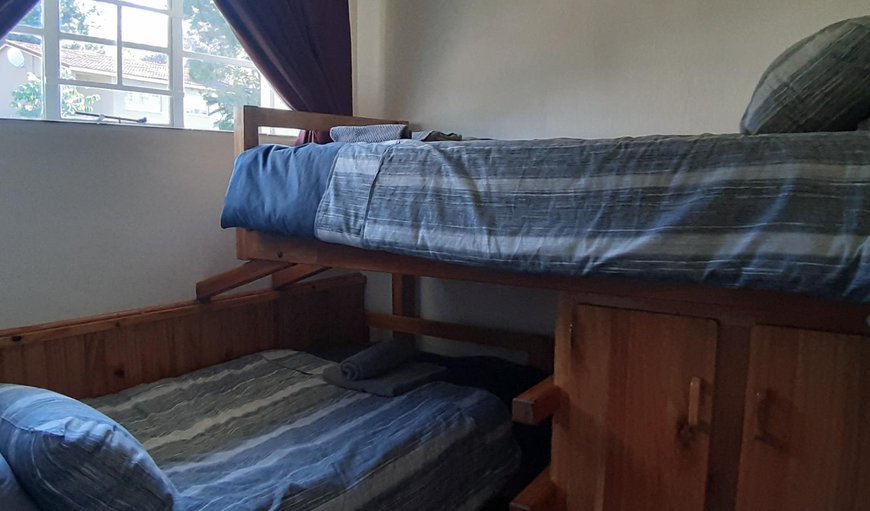 Small family Front row Bunkbed: Bedroom with a bunk bed