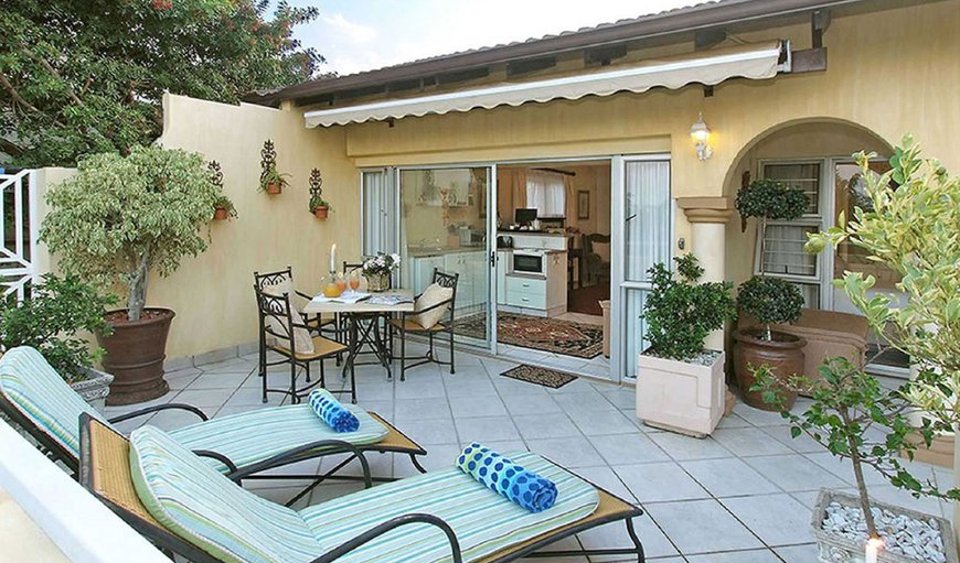Strelitzia Room- opens onto a large sunny patio, complete with sun loungers, barbecue and electric sun awning. This room is adjacent to the pool deck and faces towards the sea. Strelitzia Room- opens onto a large sunny patio, complete with sun loungers, barbecue and electric sun awning. This room is adjacent to the pool deck and faces towards the sea.