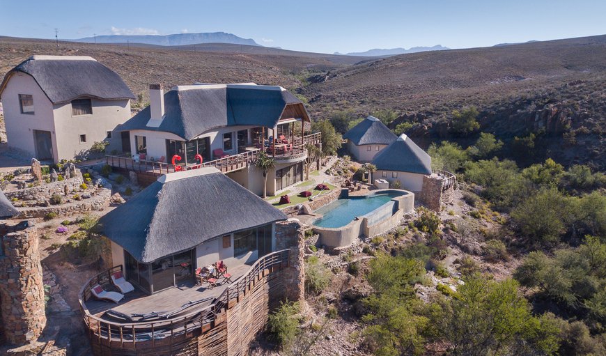 View onto the Lodge in Montagu, Western Cape, South Africa